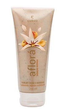 Sabonete Líquido Esfoliante de Flor de Cacau e Damasco 200ml